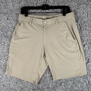 Infinity Linear Flex Performance Shorts Men’s Size 30 Beige Stretch Preppy Golf